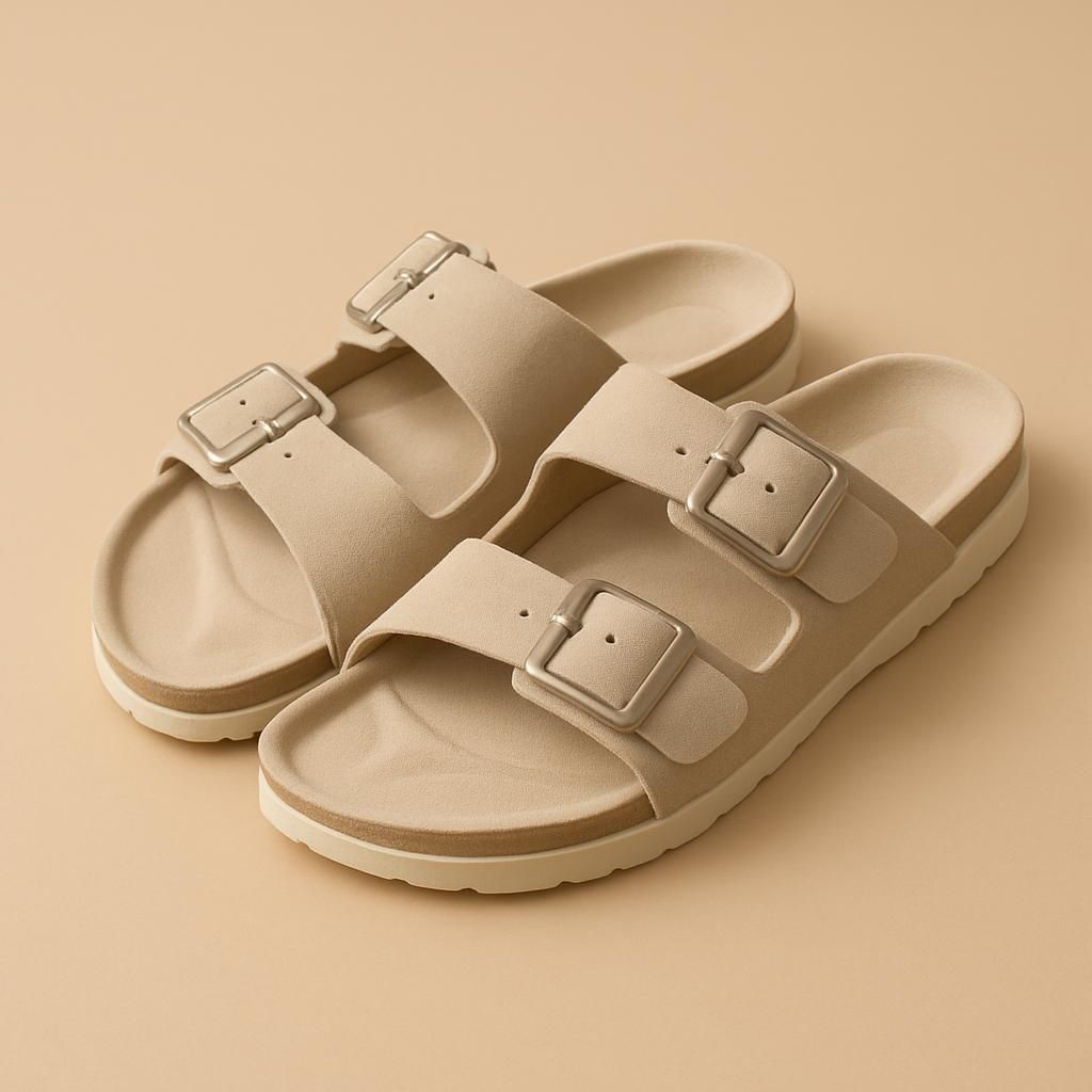 Birkenstock inspirerade bekvÀma tofflor