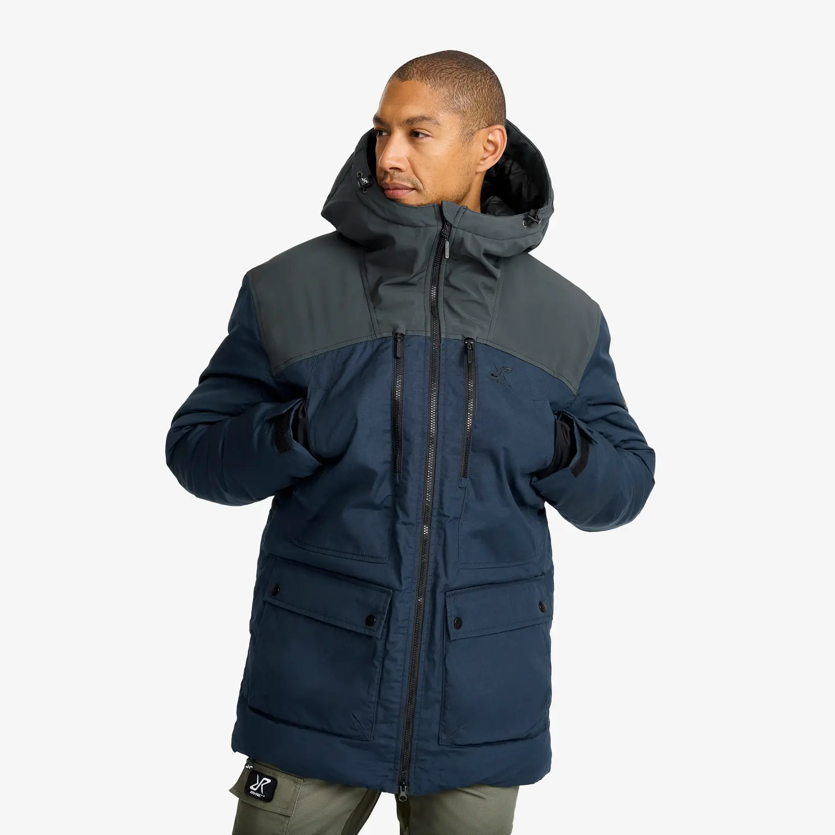 Herren Outdoor-Parka in der Farbe Rubber