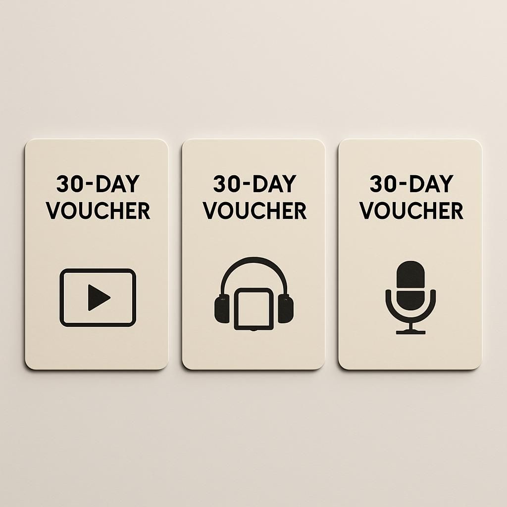 Viaplay, Storytel och Podme gratis 30 dagar
