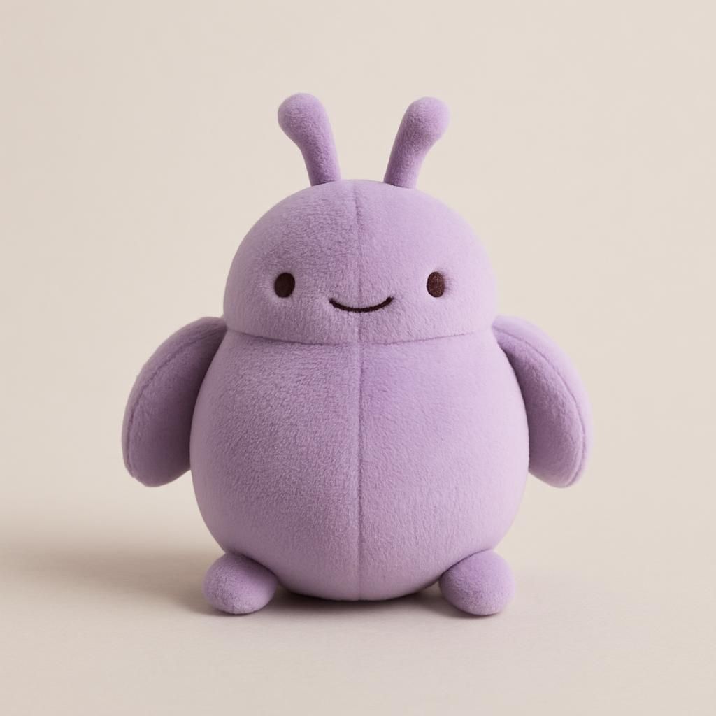 Squishmallows 19cm Axel Lila Skalbagge