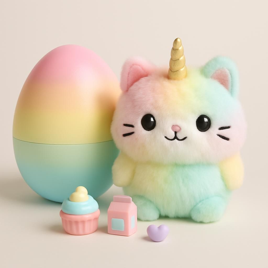 Rainbocorn Kittycorn Surprise Fluffy Tail