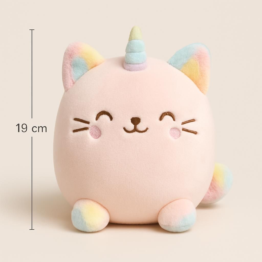 Squishmallows Nicole Caticorn 19 cm Flerfärgad