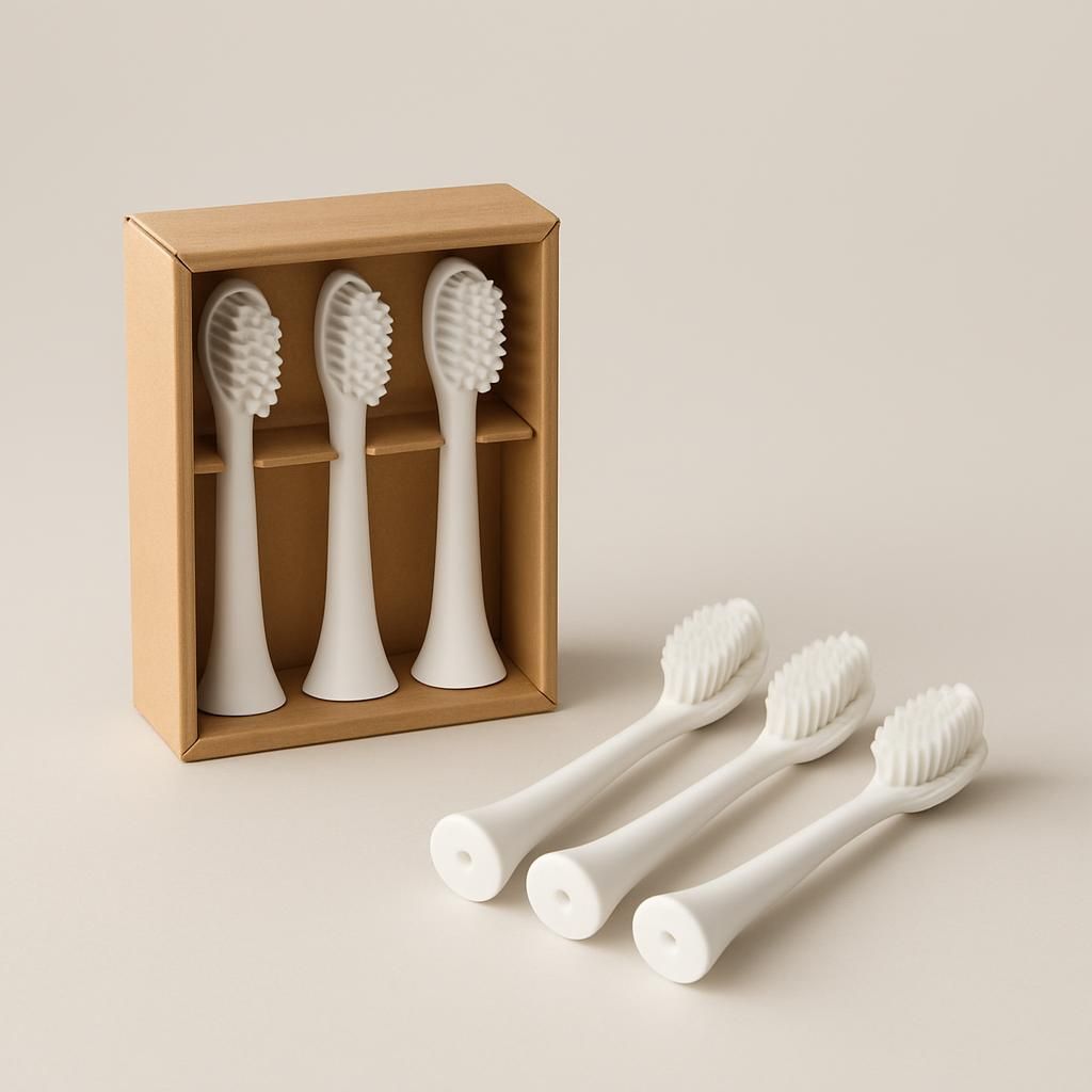 Huvud Eltandborste Bristle 3-pack från The Humble Co.
