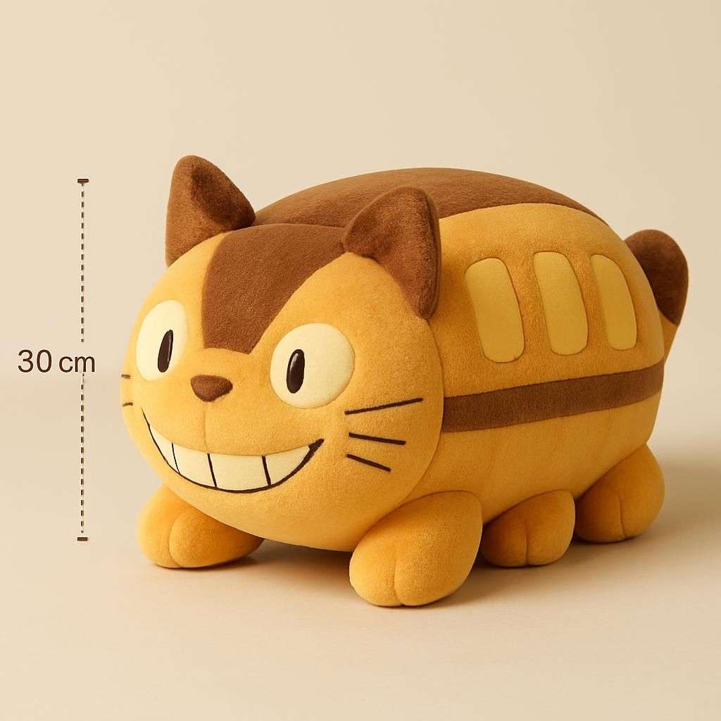 Studio Ghibli Totoro Kattbuss Plyschleksak 30cm
