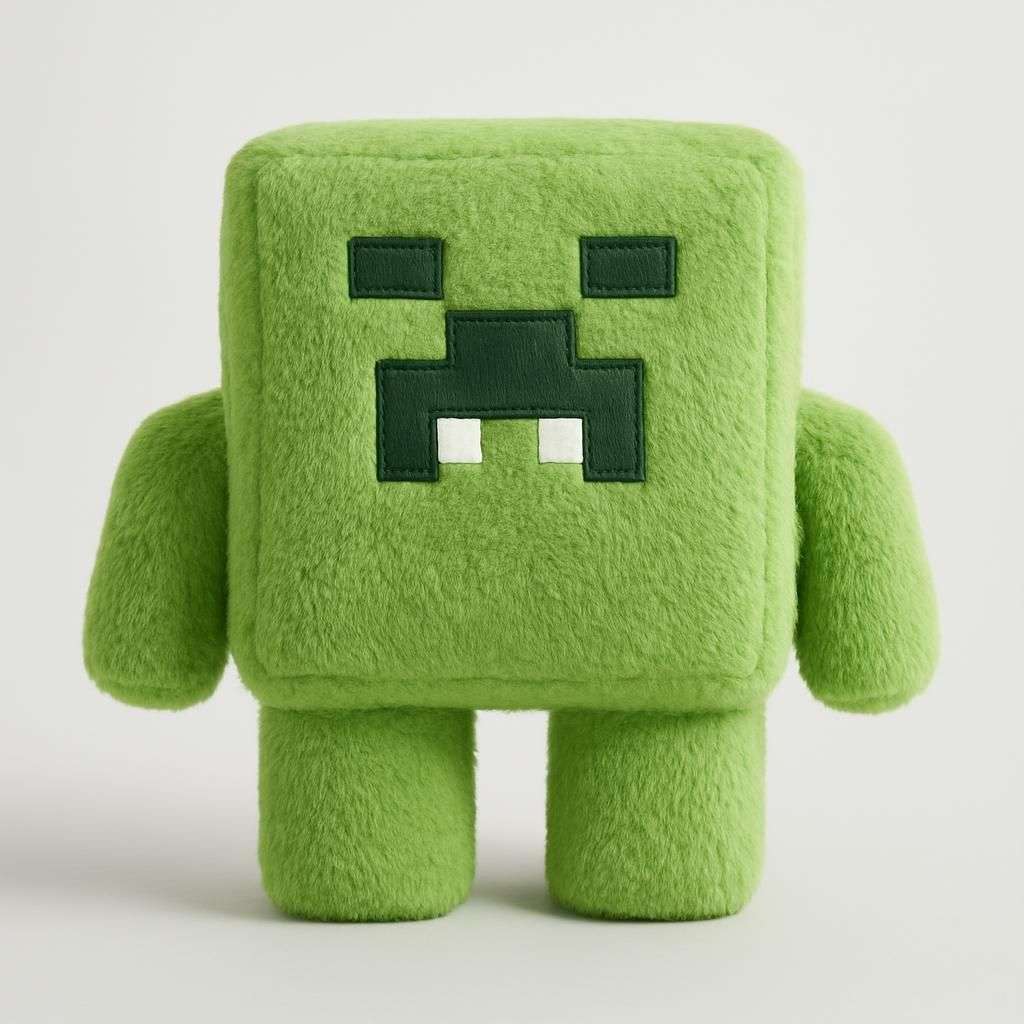 Minecraft Creeper Plyschleksak för Barn