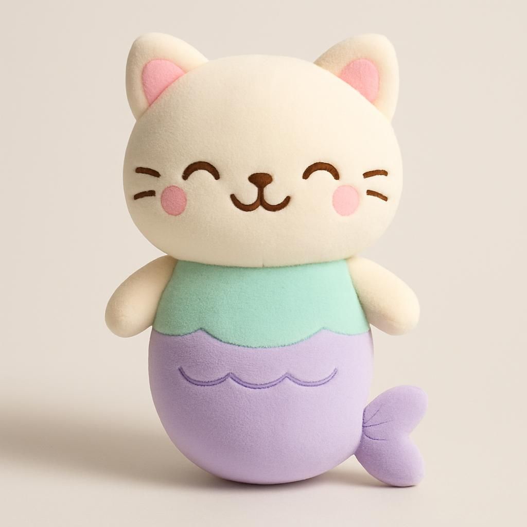 Gabby's Dollhouse Plyschleksak Leende Katt Mercat