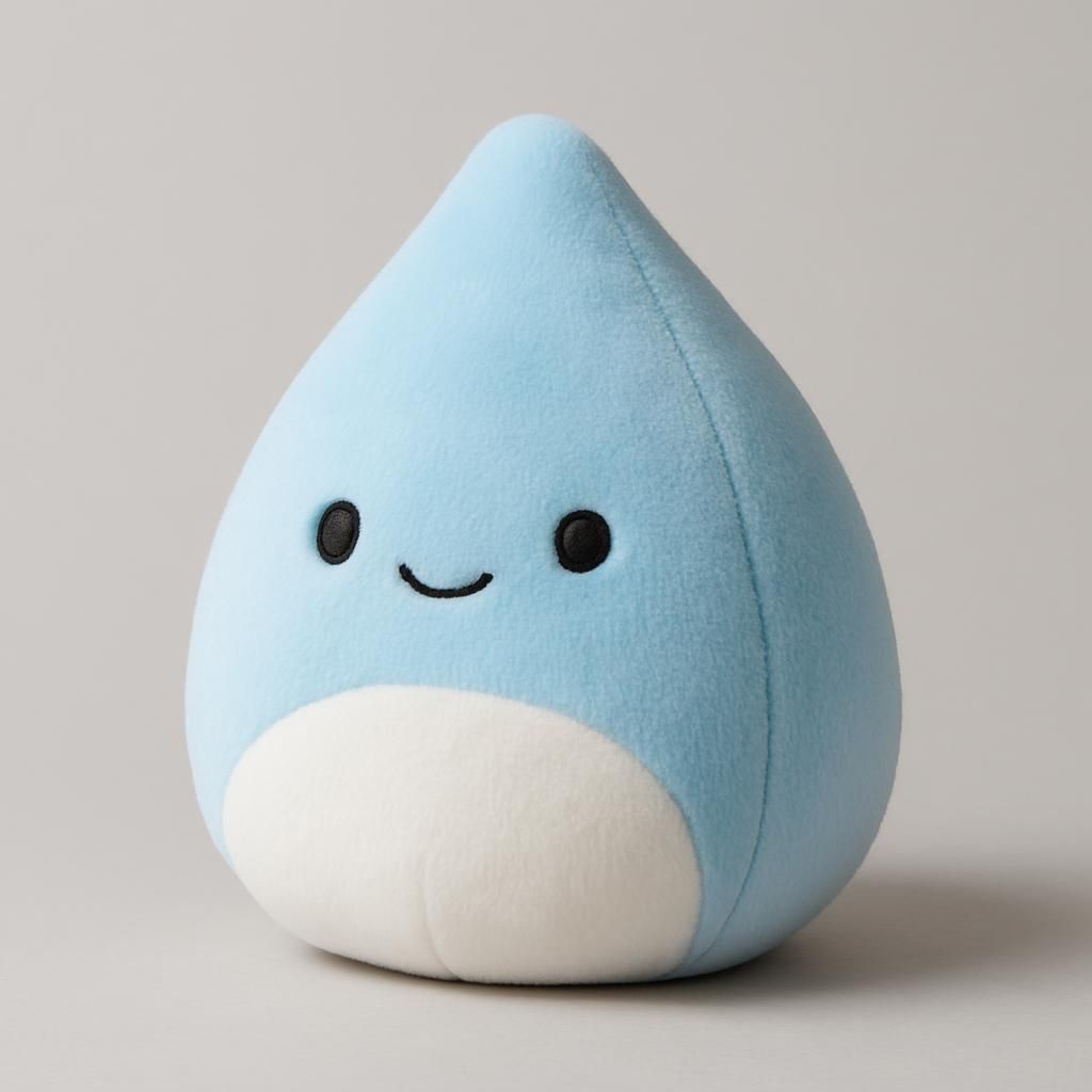 BFDI Vattendroppe Plyschfigur Leksak