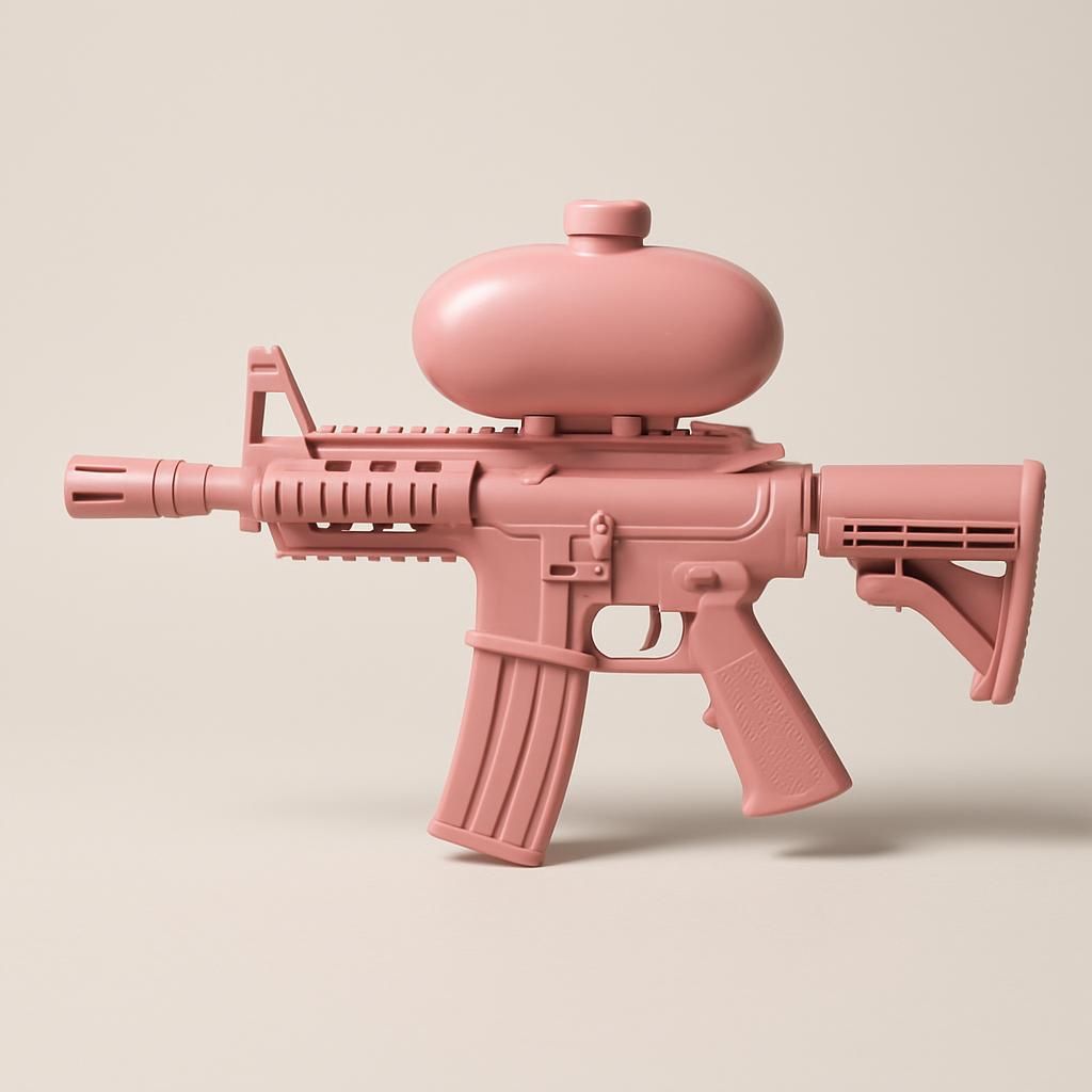 Elektrisk M416 Vattenpistol för Barn Rose