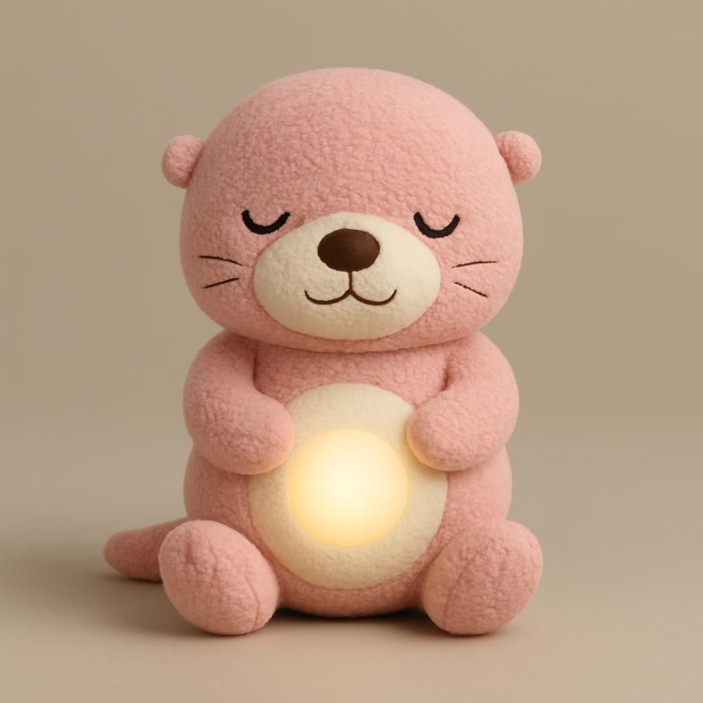 Soothe 'N Snuggle Otter Rosa Plyschleksak