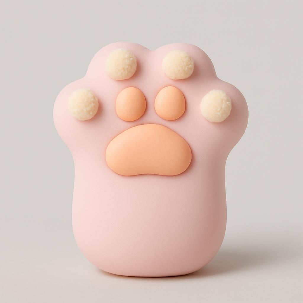 Luddig Katttass Squishy Leksak för Alla
