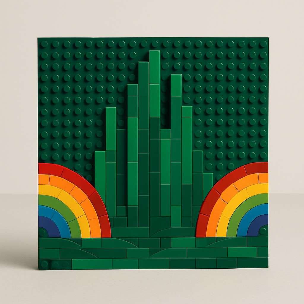 Emerald City Elegant Väggkonst