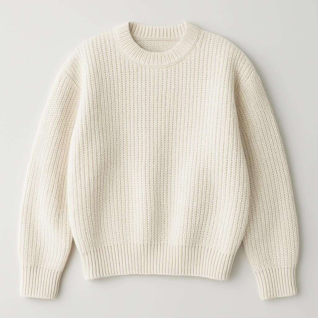 U.S. Polo Assn. Adair Stickad Tröja Offwhite