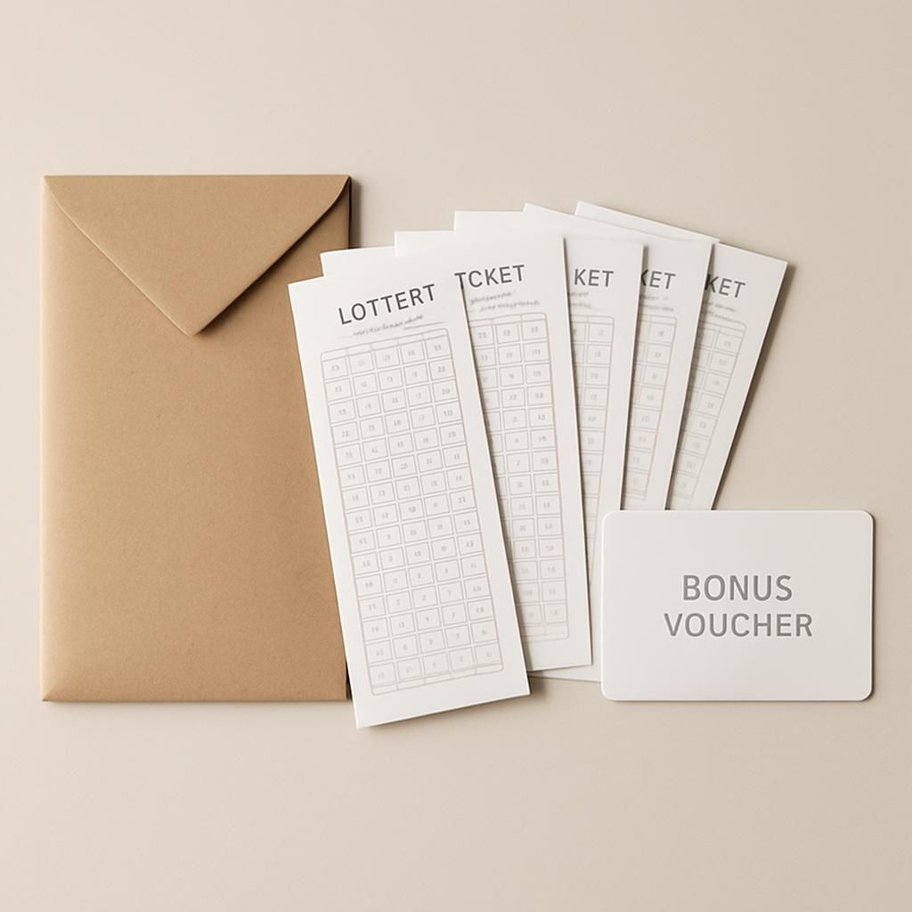 Erbjudande: 600 kr bonus + 6 lotter