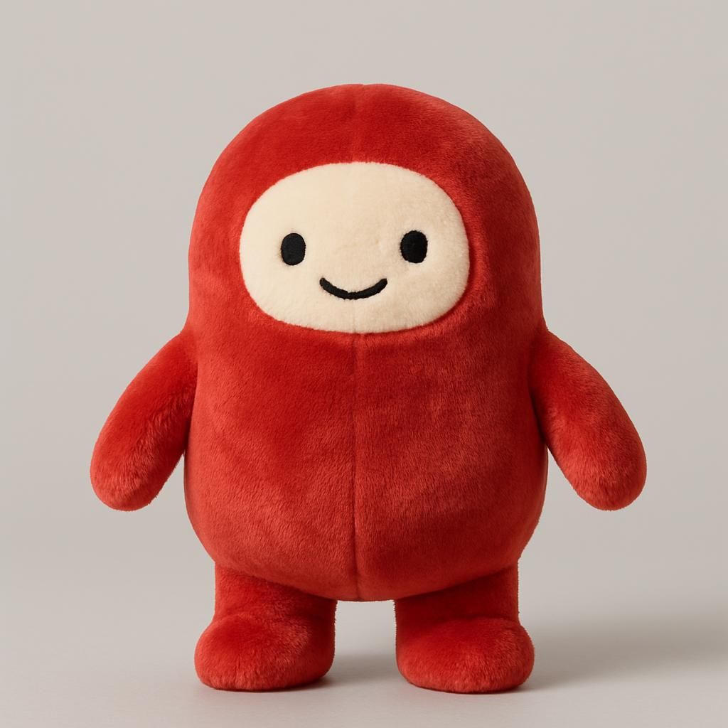 Röd Pikmin Plyschleksak 11,8 Tum