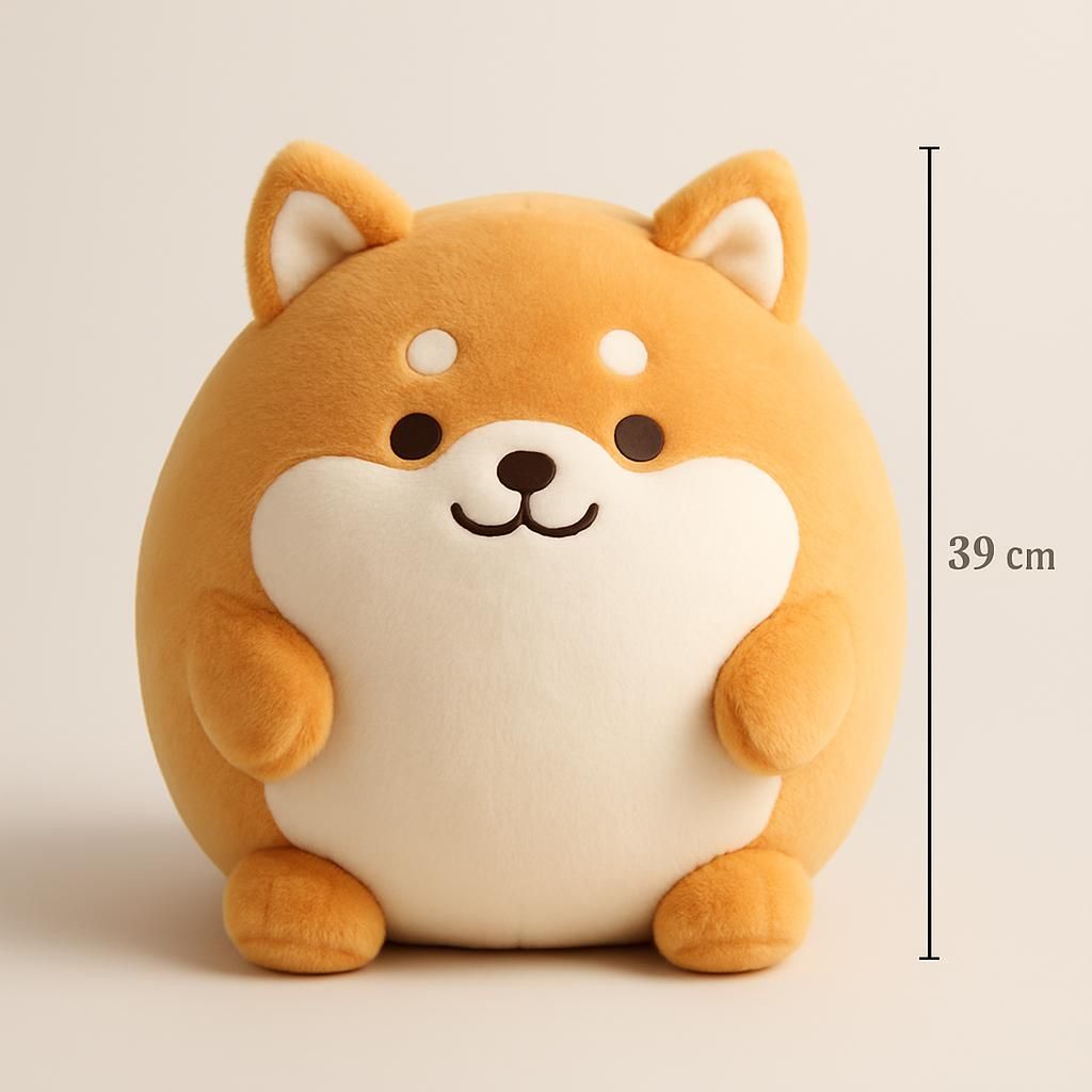 Shiba Inu Plyschleksak Kudddocka 39cm