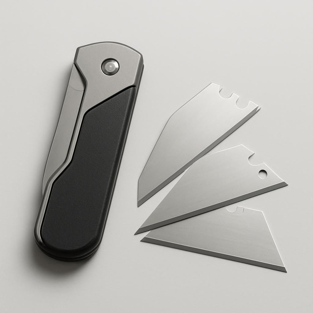 Fällbar Mattkniv med 3 Blad ProMeister