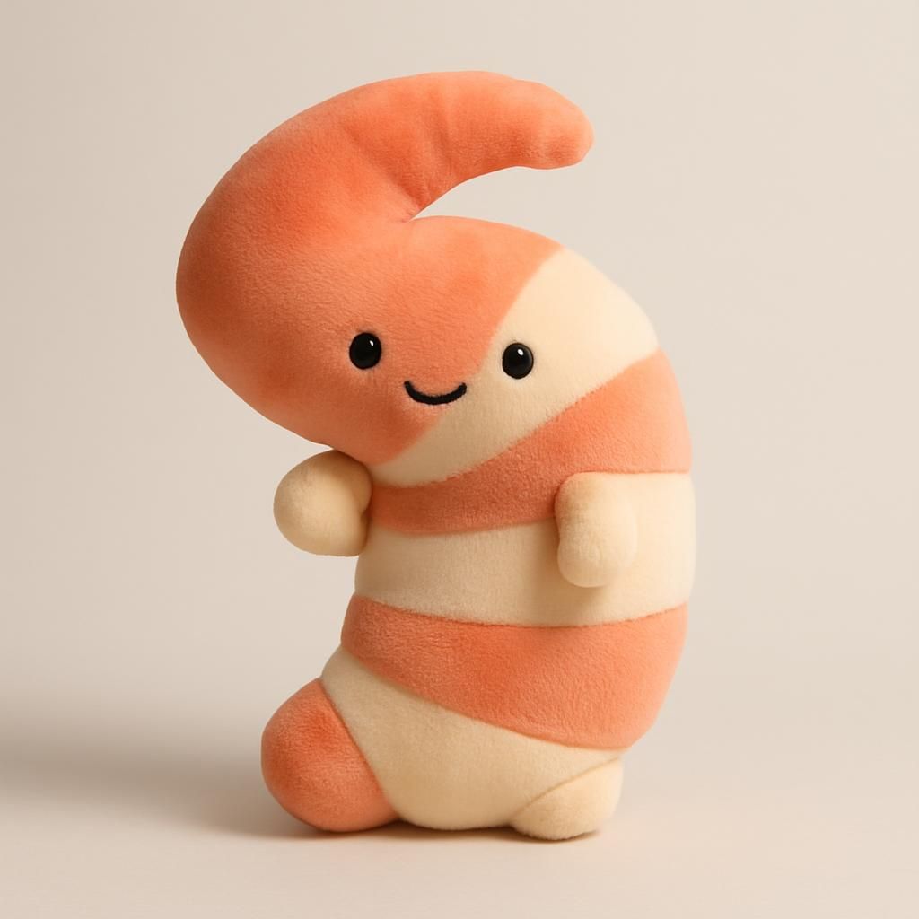 Plushleksak Räka Mjuk Fylld Docka