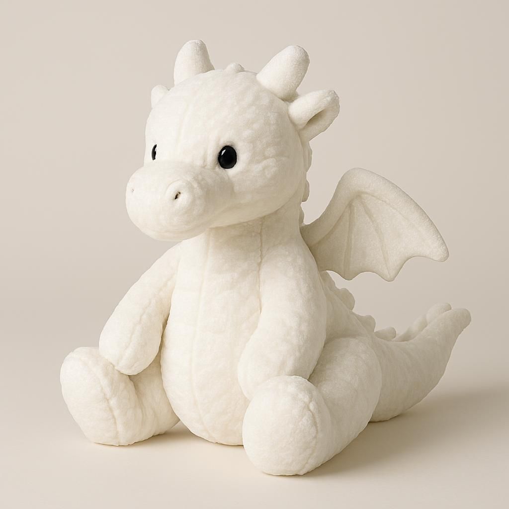 Jellycat Vit Drake Plyschleksak 50cm