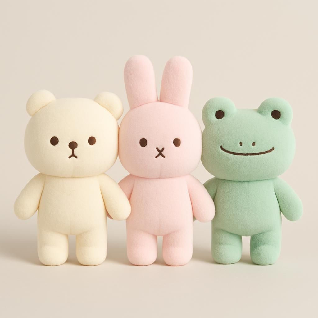 3-Pack Powerpuff Girls Plyschleksaker