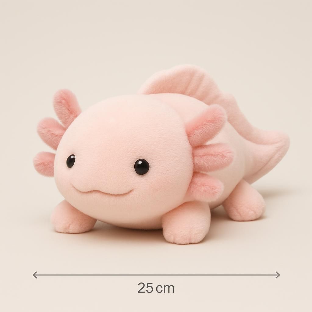 25cm Mjuk Axolotl Plyschleksak