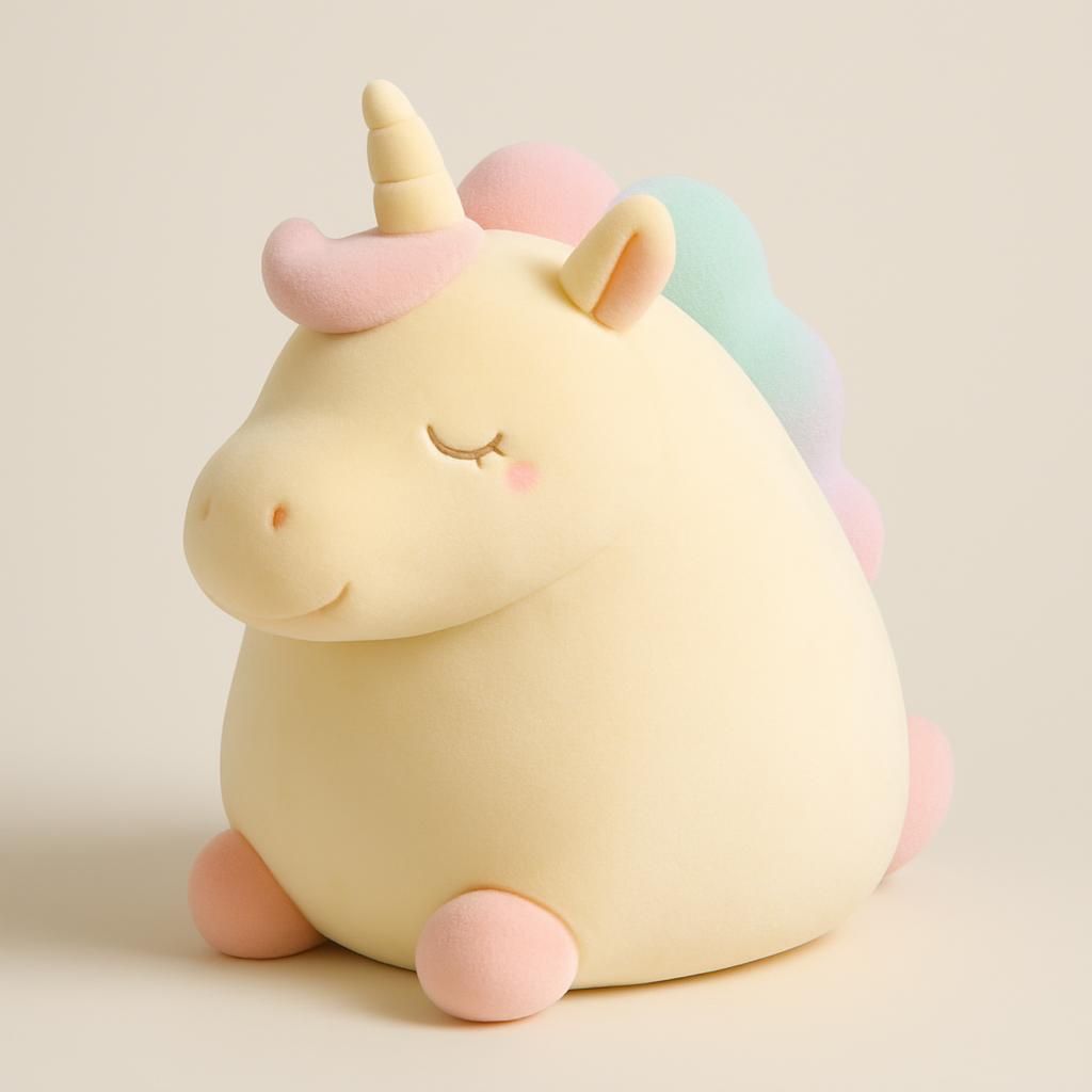 Squishmallows plyschdjur enhörning kudde