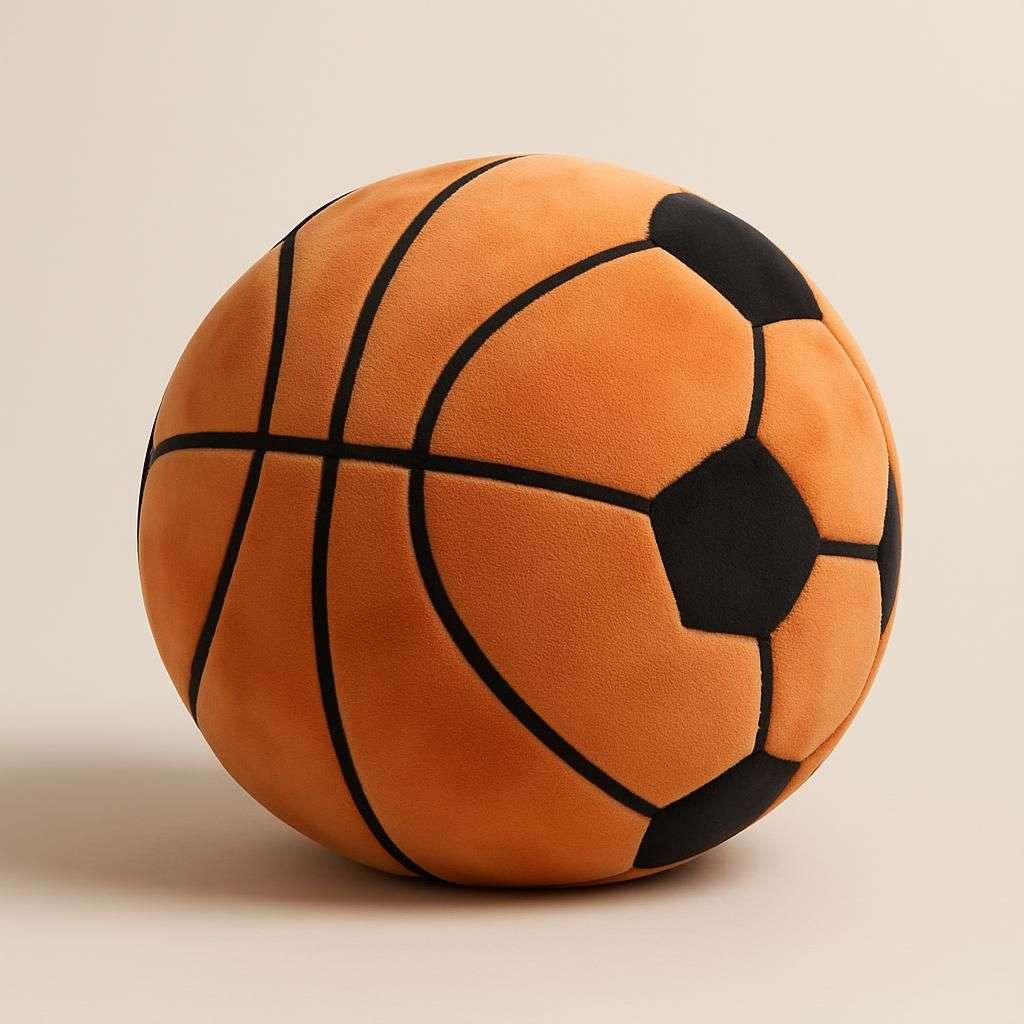 Mjuk Plysch Sportboll Kudde Present