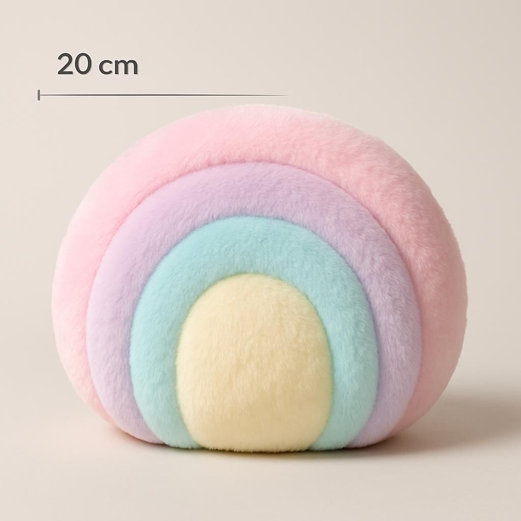 20 cm Squishmallow Plyschleksak Regnbåge