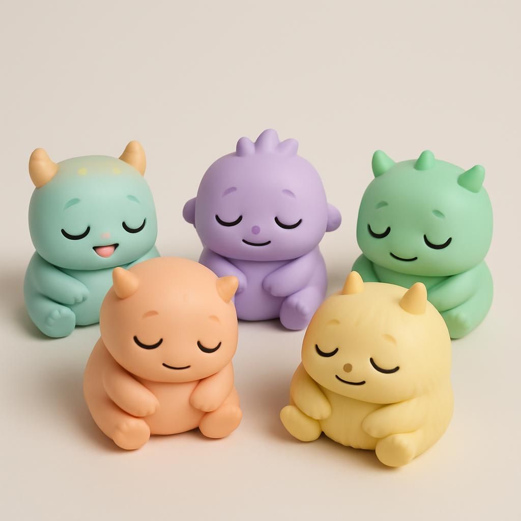 Pokémon Snorlax Figurer 5-Pack Leksaker
