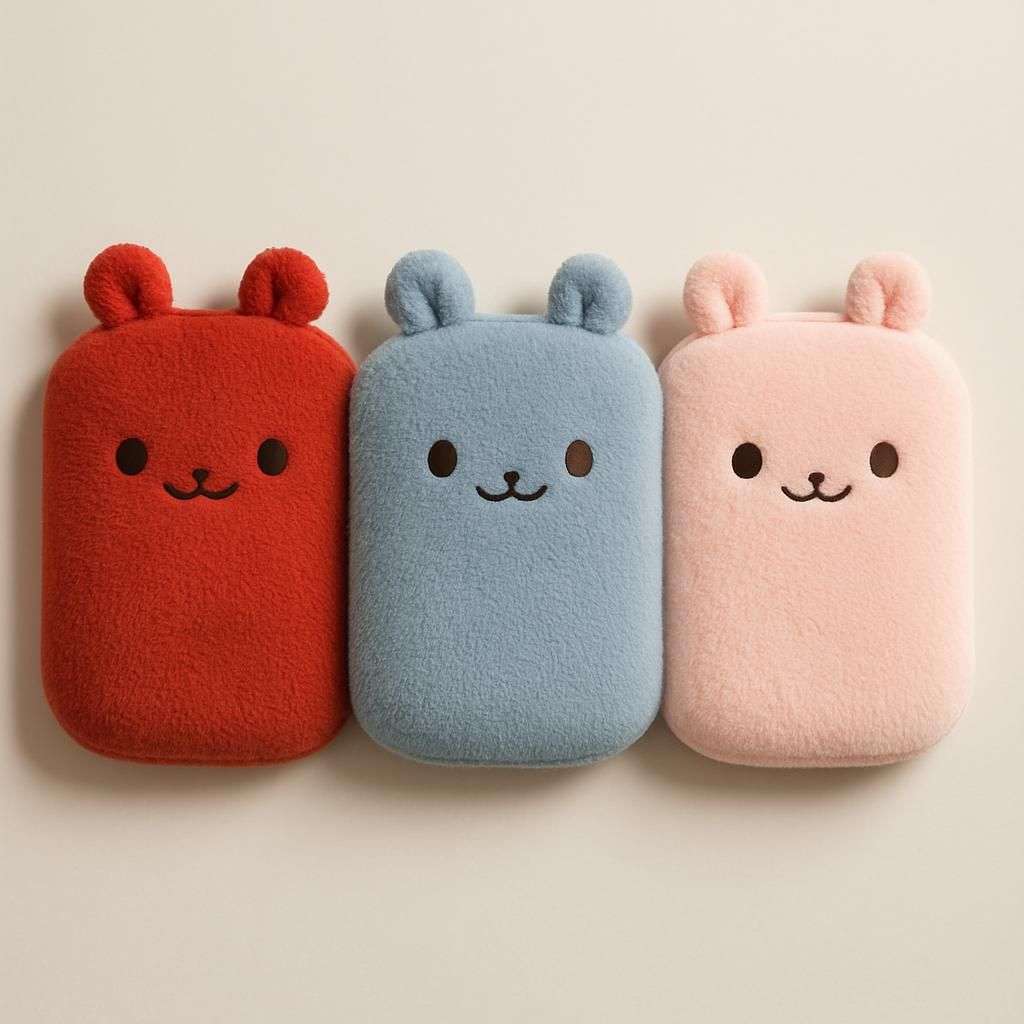 Anime Kawaii Stitch Plysch Varmvattenflaska
