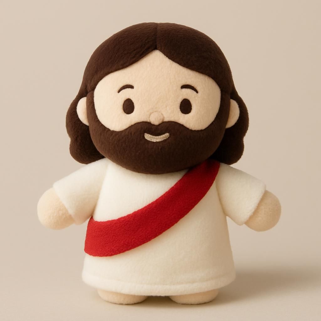Jesus Plyschleksak Kristna Docka 13cm