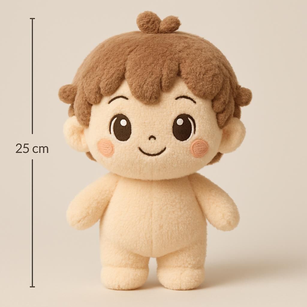 25 cm Sebastian Solace Plyschdocka