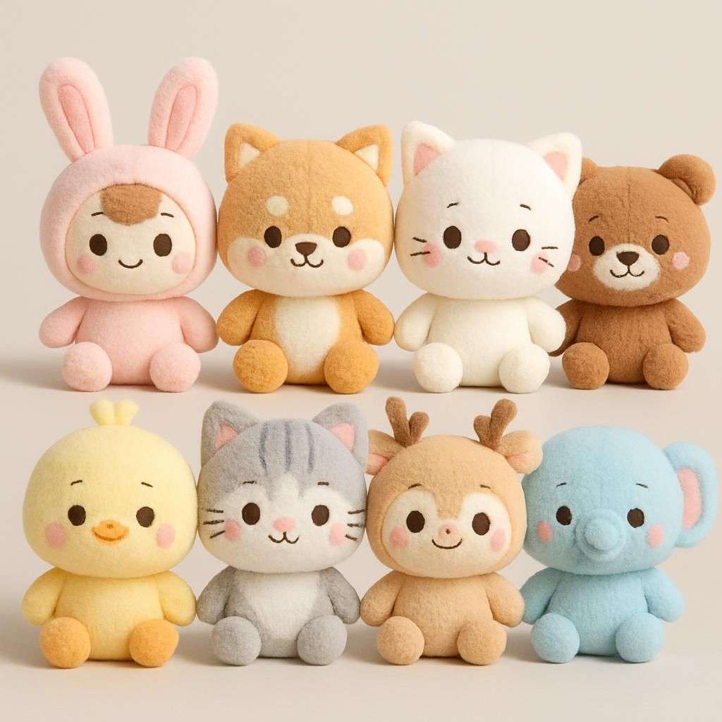 Stray Kids Skzoo 8-Pack Plyschdockor