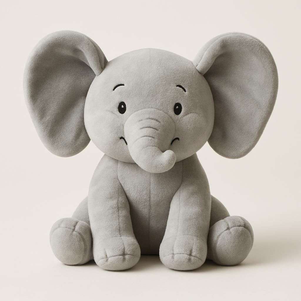 Elektrisk Sjungande Elefant Plyschleksak