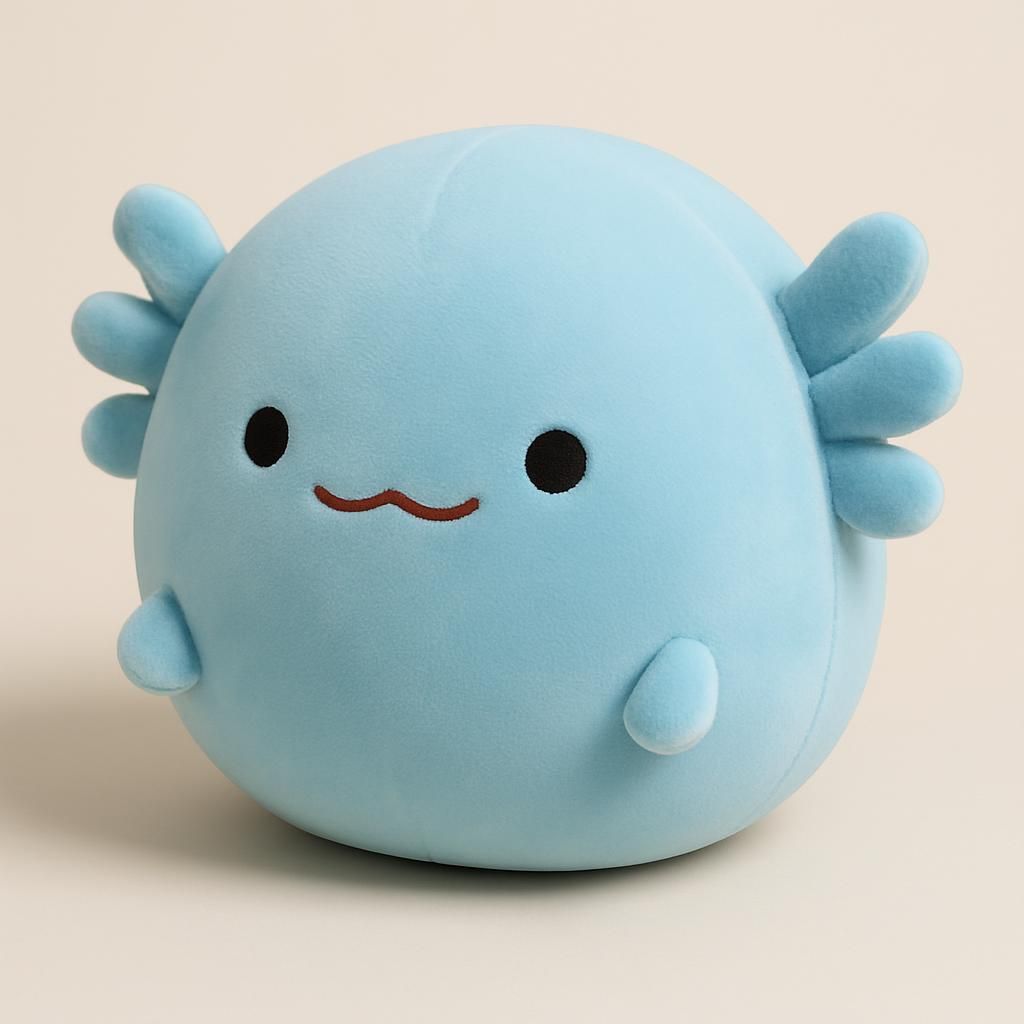 Squishmallows Blå Axolotl Plyschdocka Kudde