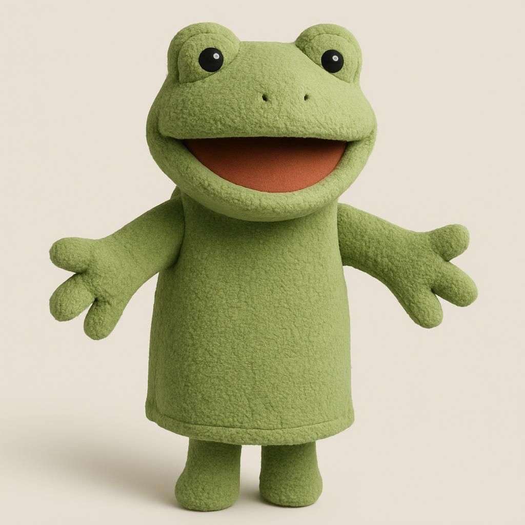 Kermit the Frog Plysch Handdocka