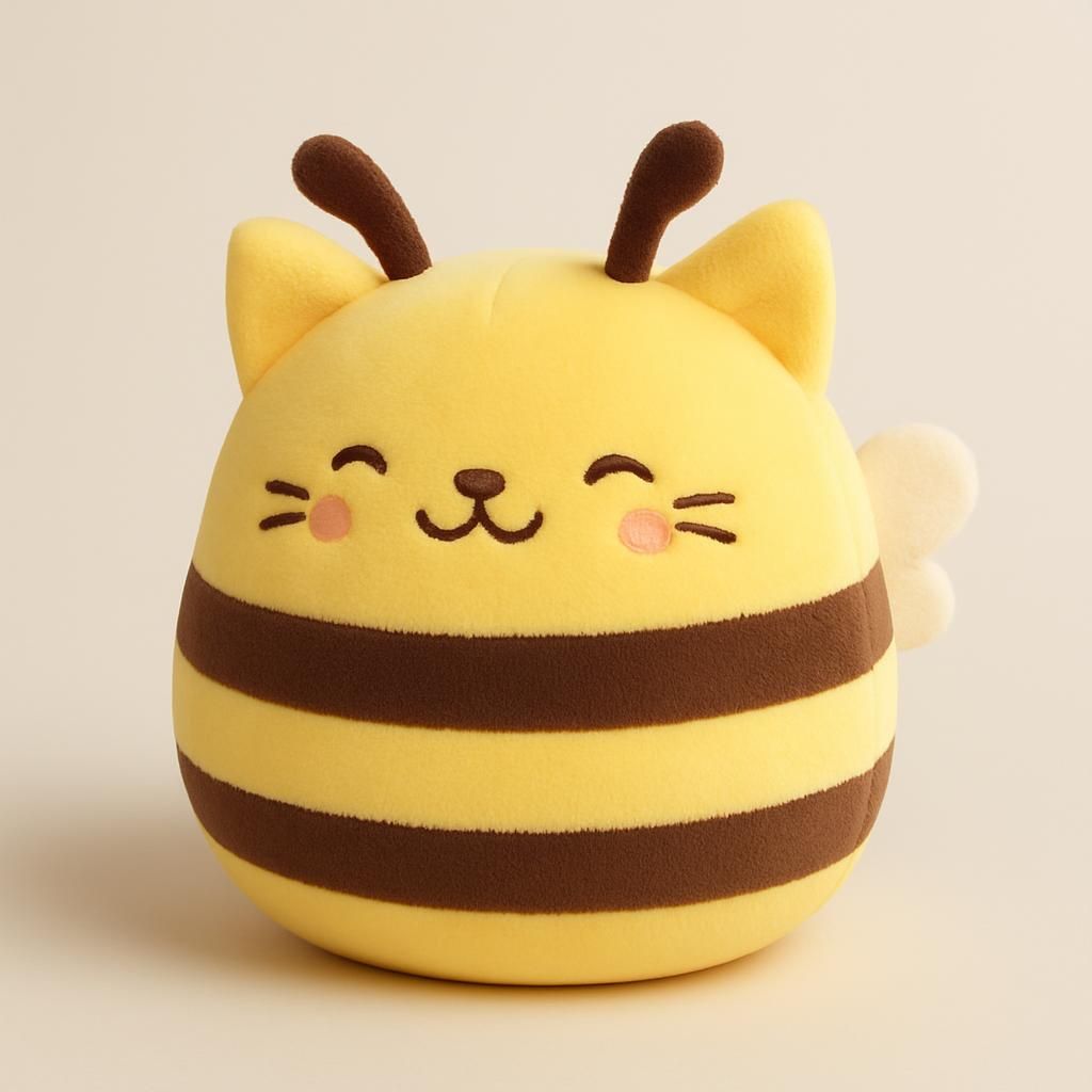 Albee Bee Bedårande Mjuk Jelly Kattleksak