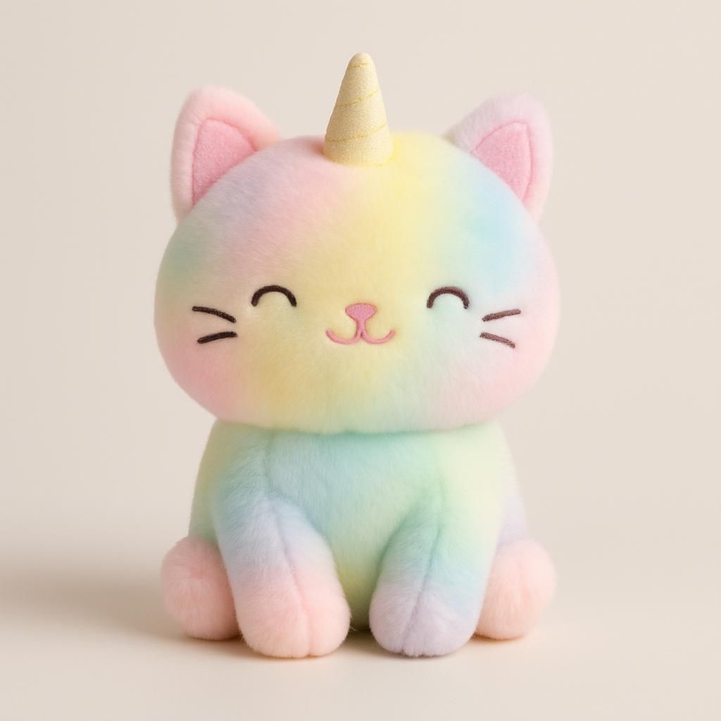 Squishmallows Nicole Caticorn 19cm Flerfärgad