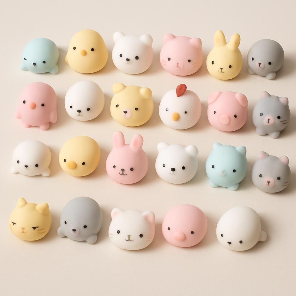 Squishies Leksakset 24 st Kawaii Barn