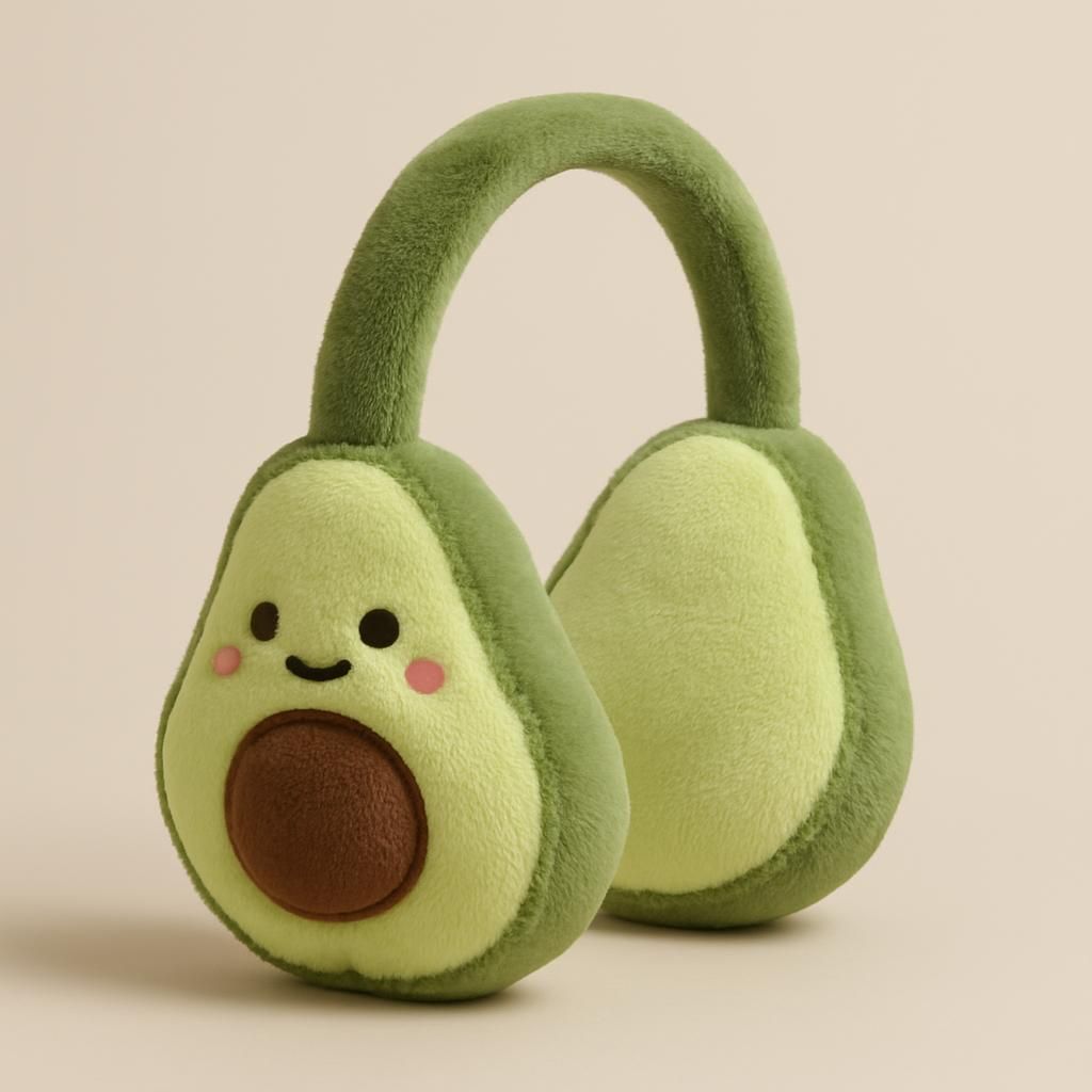 Jellycat Avokado Plysch Öronmuffar