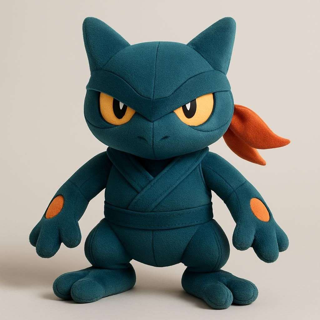 Greninja Plyschleksak 30cm Samlarfigur