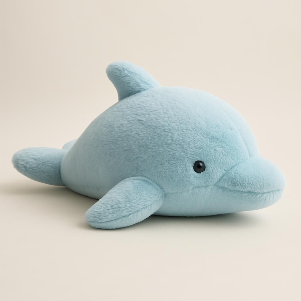 Stor mjuk delfin plyschleksak