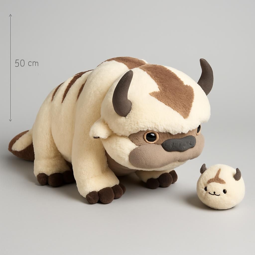 50cm Avatar Plyschleksaker Appa Momo