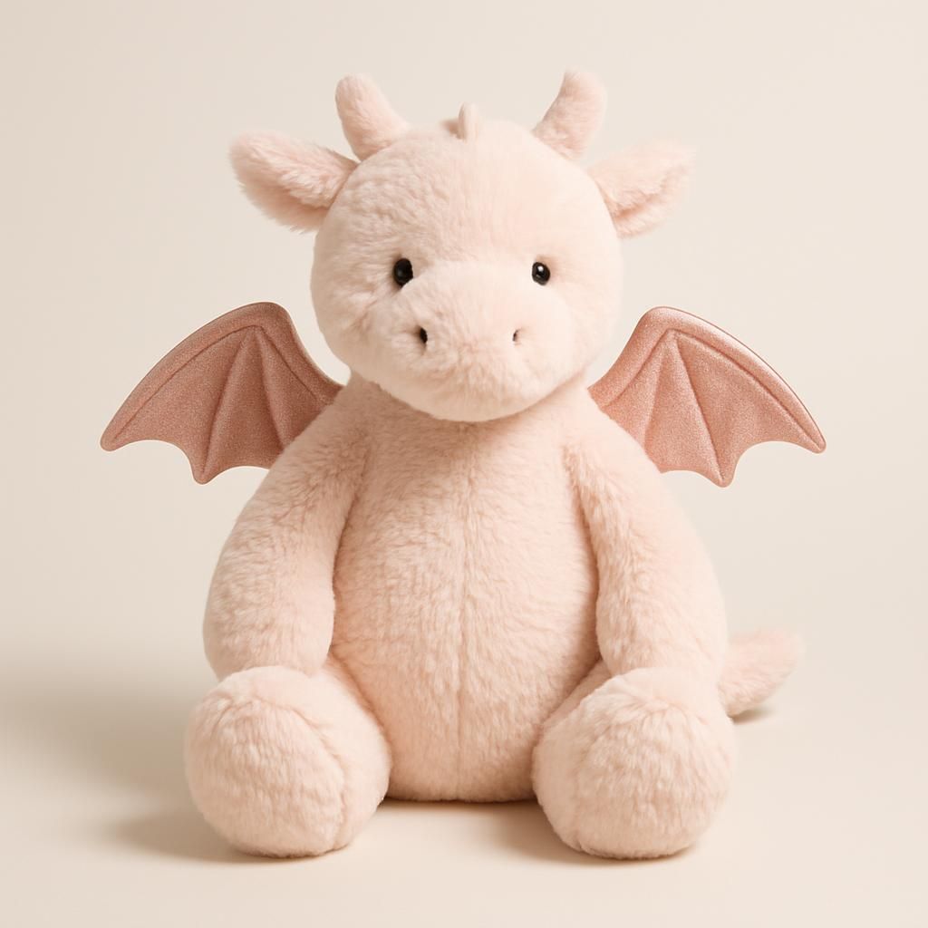 Jellycat Rose Dragon Gosedjur Enorm