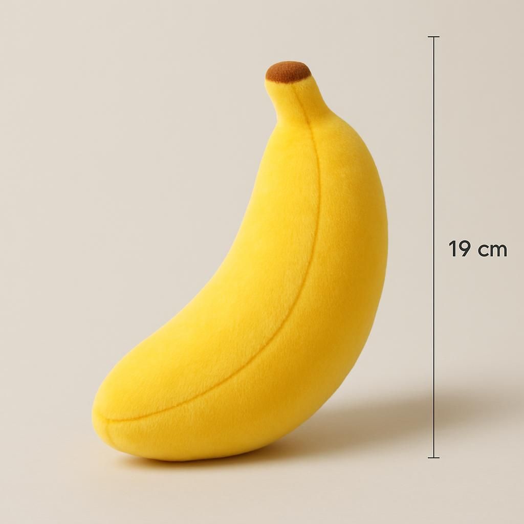 Junie Gula Banan Mjukleksak 19 cm
