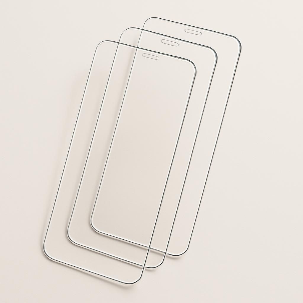 3-Pack iPhone 15 Härdat Glas Skärmskydd