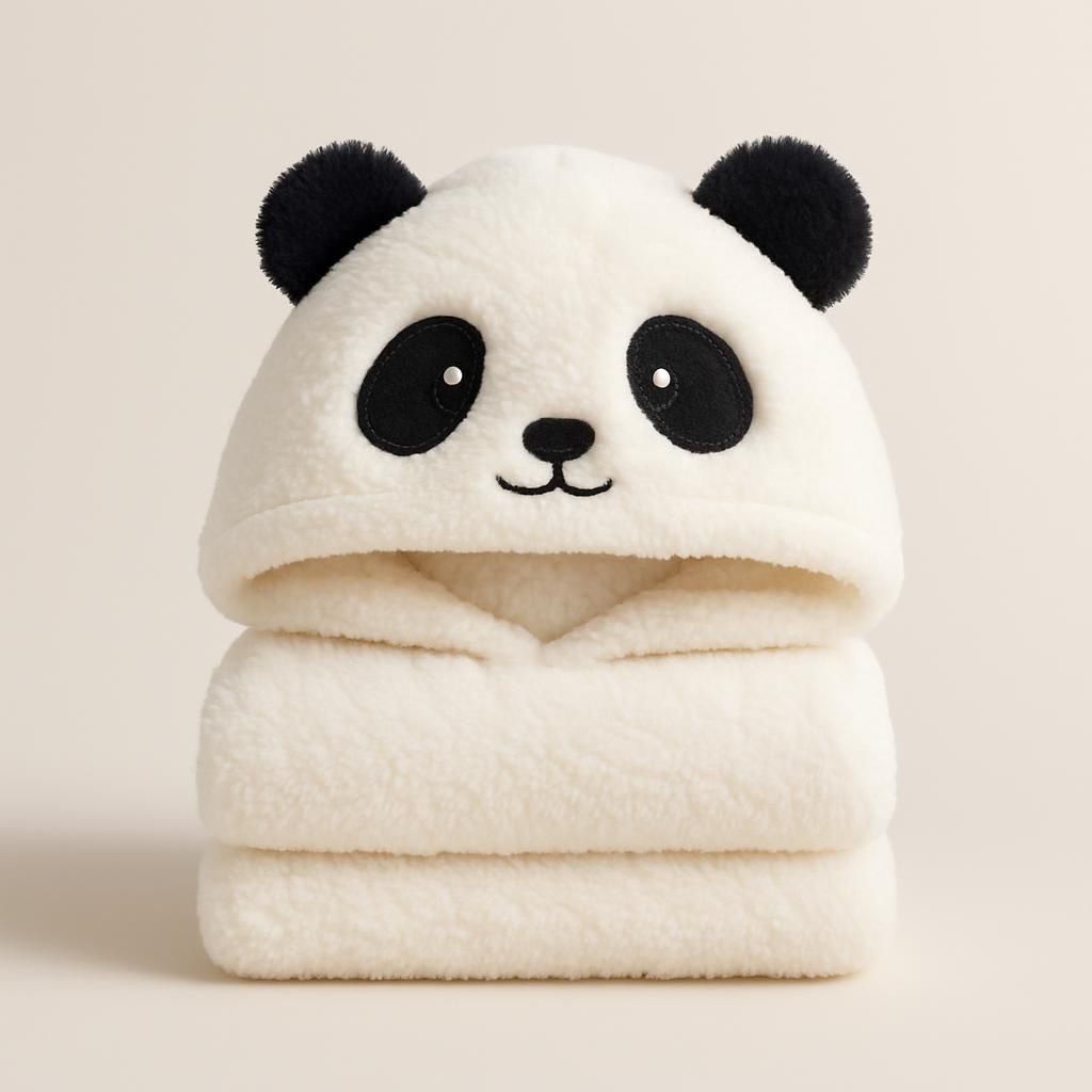 Squishmallows Kramgo Hoodie Kudde Vit Panda