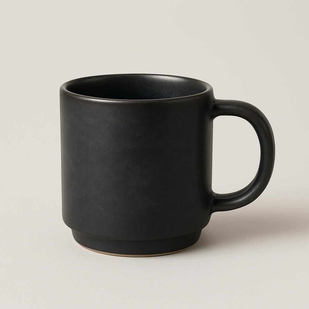 Mugg 30 cl Svart Mörkblå Bitz