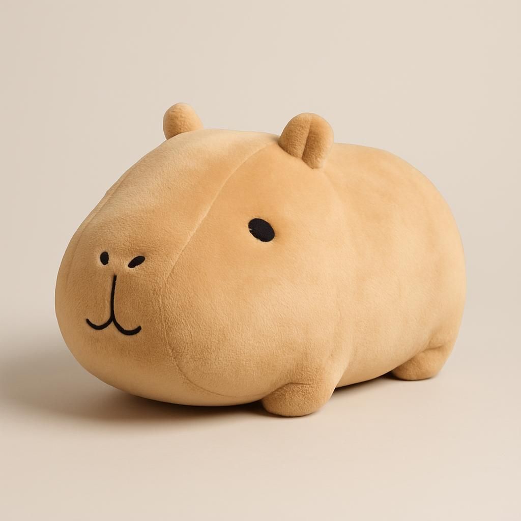 Plysch Capybara Söt Kuddkudde Docka