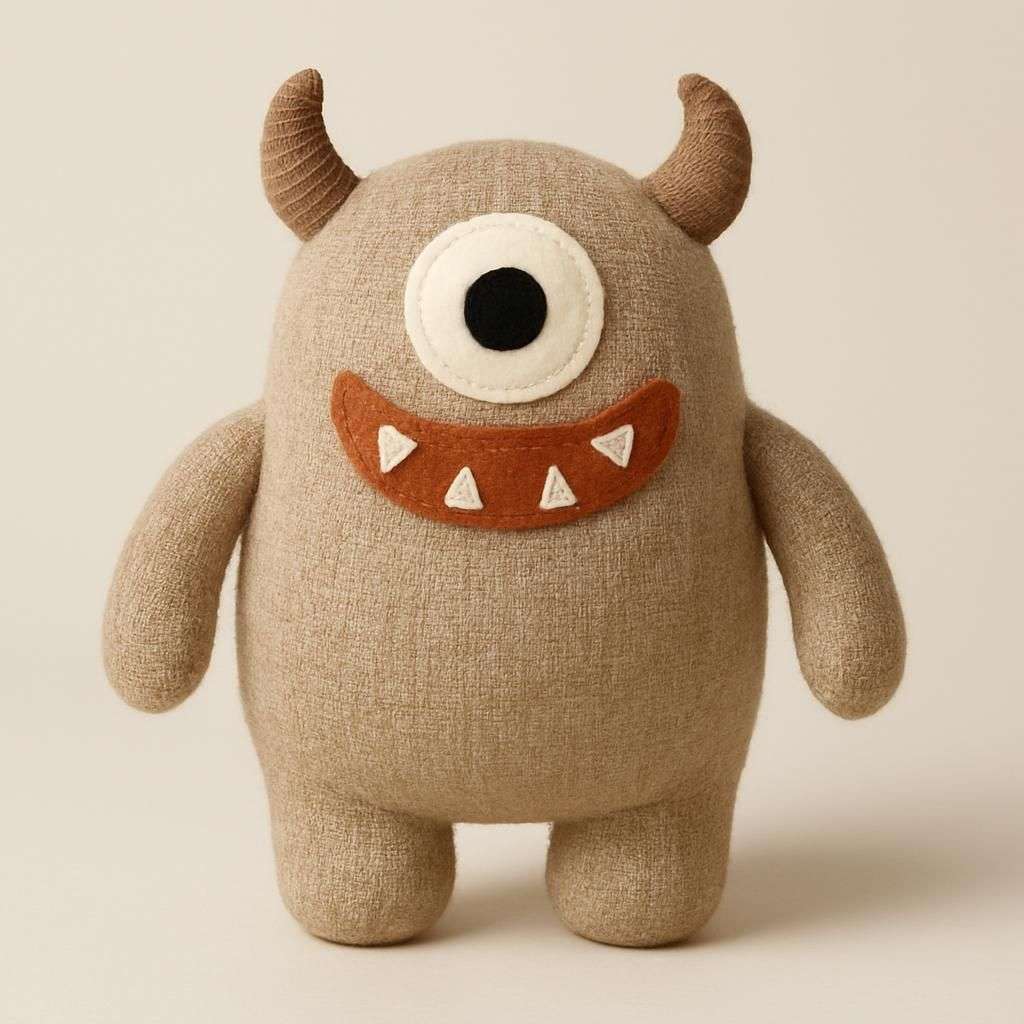 Yarnaby Plyschdjur Mardröm Critters Docka
