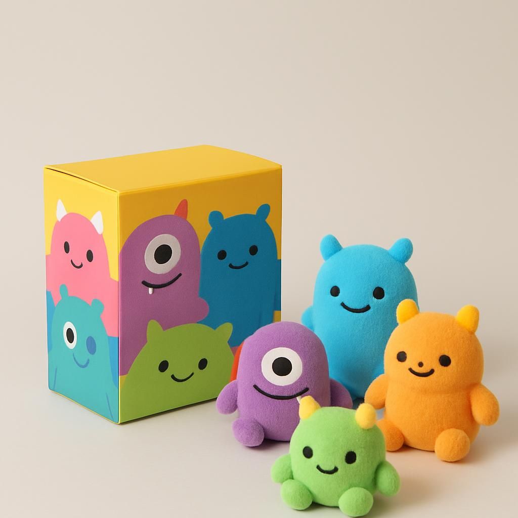 Monster Plyschdockor Figur Leksaker Blindbox
